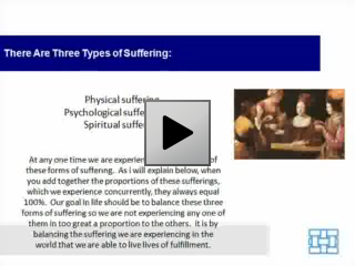 Physical, Psychological and Spiritual Suffering and Your Career