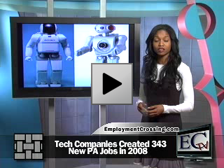 Tech Companies Created 343 New PA Jobs in 2008