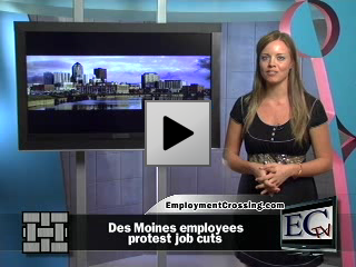 Des Moines Employees Protest Job Cuts