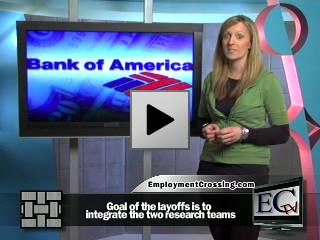 Merrill Lynch & Co., Bank of America Corp. layoff equity-research employees